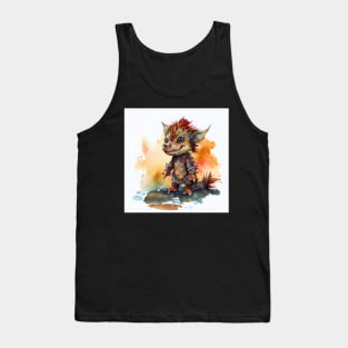 Cute Watercolor Gnoll Tank Top